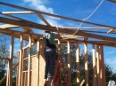 Garage Truss raising * 1152 x 864 * (292KB)